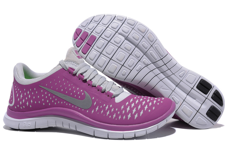 Hot Nike Free3.0 Women Shoes Palevioletred/Gray